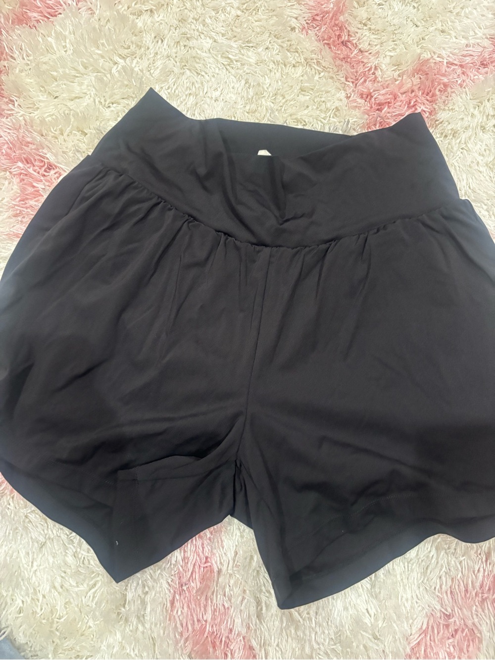 Halara Black High-Waist Relaxed Women’s Shorts - XL
